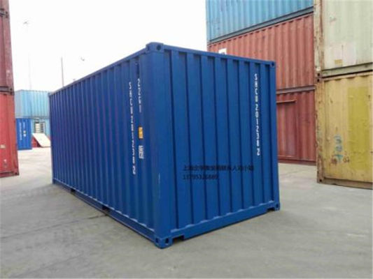 중국 20gp 강철 건조한 구입은 화물 컨테이너/파란 국제적인 콘테이너를 사용했습니다 협력 업체