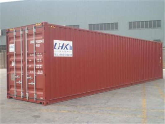 중국 제 2 손 강철 높은 입방체 선적 컨테이너/45 Hc 콘테이너 협력 업체