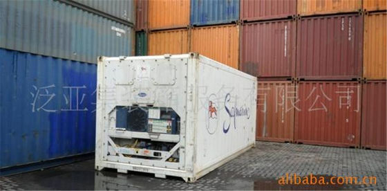중국 사용한 냉동차 콘테이너/20 발에 의하여 냉장된 콘테이너 금속을 붙이십시오 협력 업체